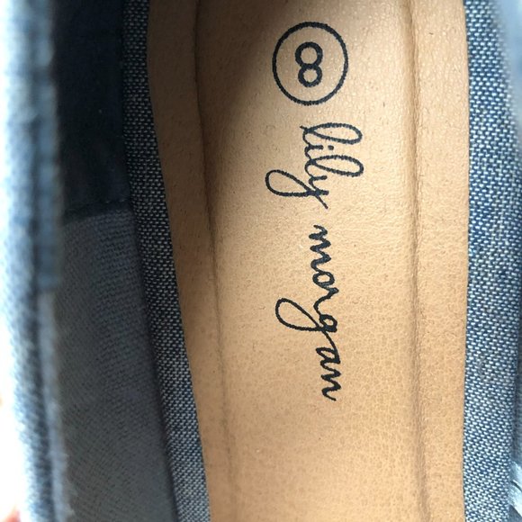 Blue chambray espadrille - Picture 4 of 6